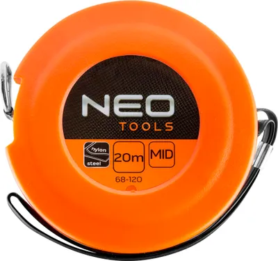 Produktbild von Neo Tools Stahlbandmaß 20 m x 9,5 mm, Metrisch, Nylonbeschichtet, für professionellen Einsatz