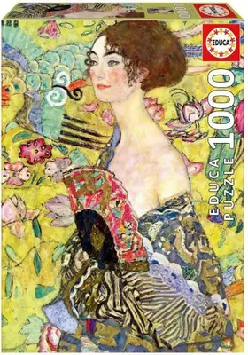 Zdjęcie produktu dla Dama z fä cher, puzzle Gustav Klimt 1000szt