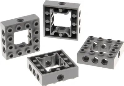 Produktbild von 4x Lego Technic Bau Stein Rahmen 4x4 neu-hell grau Lochbalken Star Wars 32324