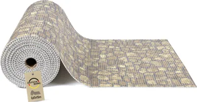 Produktbild von Bodenmatte Rolle 0,65x15 m Bruchstein, PVC, rutschfeste Weichschaummatte zuschneidbar, geeignet für Waschmaschinenunterlage, Badematte