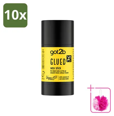Imagen del producto de 10 unidades de cera en barra got2b Glued - 50 g - Paquete económico - 10 piezas