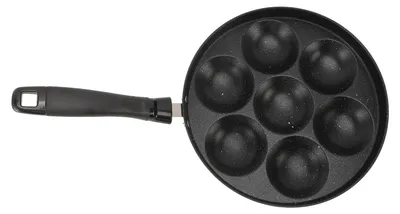 Eierpfanne 7 Mulden, Antihaft, Ø 26 cm, für Omelett & Pfannkuchen