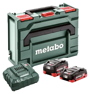 Produktbild von Metabo Basis-Set LiHD 1 x 4.0 Ah + 1 x 5.5 Ah + metaBOX 145