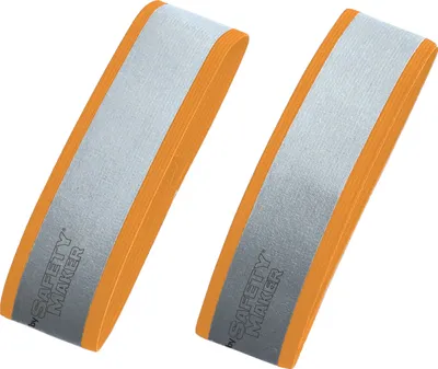 Produktbild von SafetyMaker Reflektor Band 1 Paar silber/orange, 44527