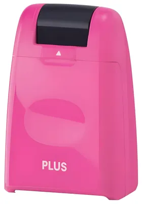 Produktbild von PLUS JAPAN Datenschutz-Rollstempel Standard, pink