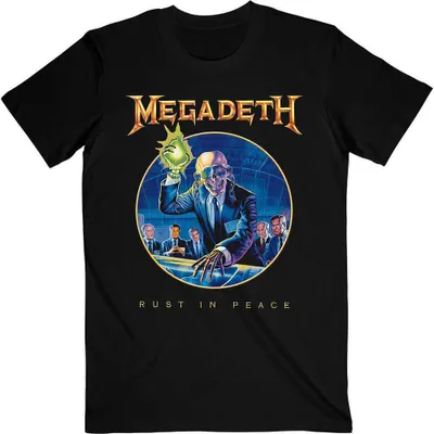 Produktbild von Megadeth - RIP Anniversary Uni Large T-Shirt - Schwarz