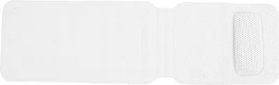 Produktbild von Badewannenkissen - Badewannenmatte Mit Kissen - PVC-Schaum - Atmungsaktives Netzgewebe - Leicht Und Tragbar - 125 x 36 cm - Weiß
