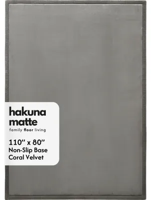 Imagen del producto de Alfombra de juego para bebés, color gris oscuro, 200 x 280 cm