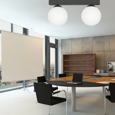Image de Plafonnier industriel style loft, noir, abat-jour en verre blanc, E14 ARIAL 13-358