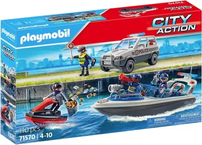 Produktbild von PLAYMOBIL 71570 Polizei-Wasserjagd