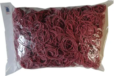 Produktbild von 1kg Gummibänder Gummiringe rot Breite=3mm Ø=50mm