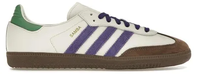 Produktbild von adidas Samba OG Off White Core Purple Green Brown (Women's) - EU 37 1/3