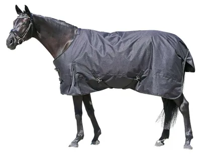 Produktbild von Euroriding Outdoordecke Tallinn 250g, Farbe:schwarz, Größe:145