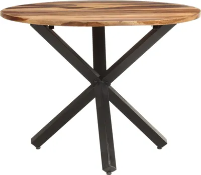 Imagen del producto de vidaXL Mesa de comedor, 100x100x75 cm, madera de acacia, color miel