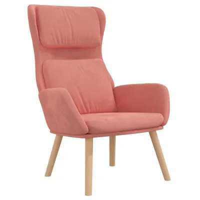Produktbild von vidaXL Relaxsessel Rosa Samt