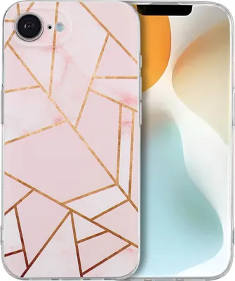Produktbild von imoshion Design Hülle iPhone 16e - Pink Graphic