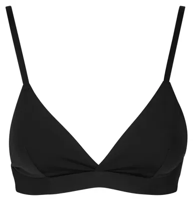 Obrázok produktu pre Dámská sportovní podprsenka Urban Classics Ladies Basic unpadded Bra 2-Pack black+black - XS