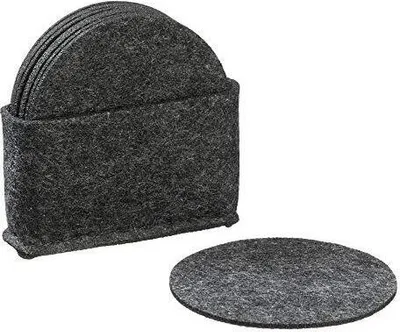 Produktbild von Untersetzer aus Filz rund Ø 10cm, 8er Set