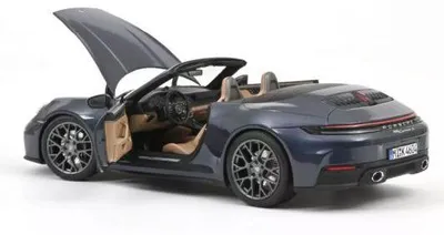 Produktbild von NOREV 1:18 Porsche 911 (992) Carrera Cabriolet (2025) - Yachting-blue met. 18718