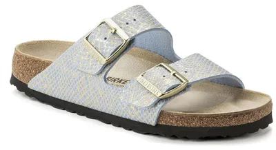 Produktbild von Birkenstock Arizona BS Damenschuhe Hausschuhe Pantolette Blau Freizeit, Schuhgröße:39 EU