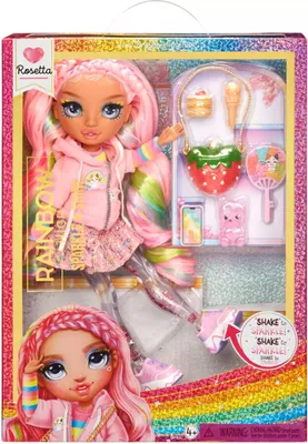 Obrázek produktu pro Rainbow High Sparkle & Shine Fashion panenka - Rosetta (Pink) TV