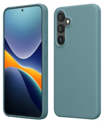 Produktbild von kwmobile Handyhülle für Samsung Galaxy S25 Hülle - Case Silikon - Kabelloses Laden - Schutzhülle Cover in Antique Stone