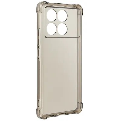 Produktbild von iMak, Stoßfeste Hülle für Xiaomi Poco X6 Pro Silikon Bumper, Schwarz transparent