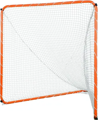 Imagen del producto de Portería de lacrosse, 1,8 x 1,8 metros. Portería de lacrosse con estructura de acero, ideal para entrenamientos en el jardín. Portería de lacrosse portátil con bolsa de transporte, fácil y rápida de montar. Perfecta para entrenamientos de jóvenes y adultos. Color: naranja