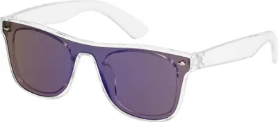 Immagine prodotto di Occhiali da sole "Verano" - Lente specchiata di tendenza con protezione UV-400, perfetta per uomini e donne in estate - Trasparente