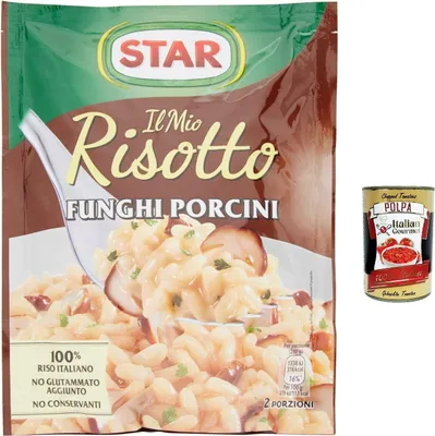 Produktbild von 5x Star Risotto cremoso Funghi Porcini cremiges Reis Steinpilze 175g 100% italienisch Fertiggerichte