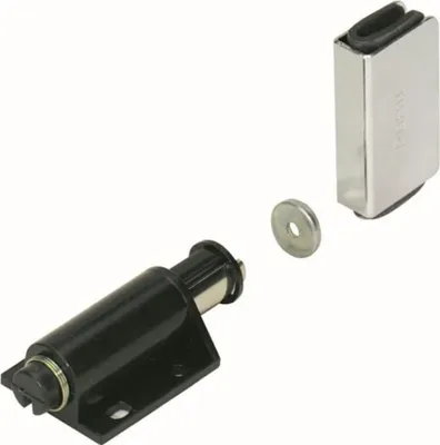 Produktbild von Hettich Druckmagnetschnäpper 17 x 28 x 44 mm schwarz 4 kg - 1 Stück