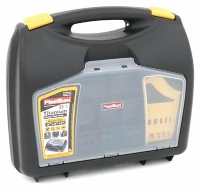 Immagine prodotto di Werkzeugkoffer - Plastica - 63040_BLACK - 40 cm - Titanio - Plastica