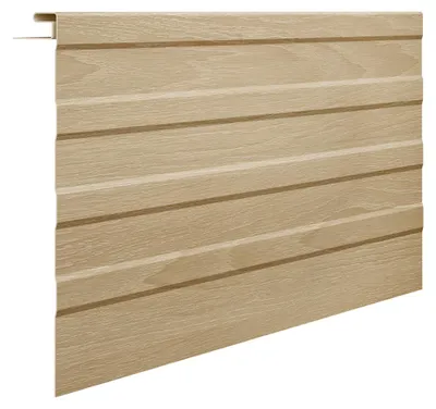 Obrázok produktu pre VILO Fronto – veľká fasádna lišta SVP-19 Vinyl Siding – príslušenstvo pre vonkajšie obklady – 3,05 m – dub