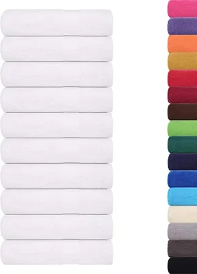 Immagine prodotto di vidaXL Asciugamani da doccia FROGN, 25 pezzi, bianco, 70x140 cm, 360 g/m²