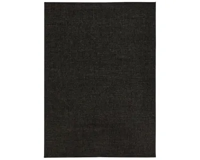 Zdjęcie produktu dla Dywan na taras 120x170cm, czarno kremowy, dwustronny, płasko tkany