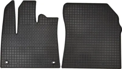 Produktbild von für Opel Combo E Life ab 09/2018 Passform Hinten PETEX Gummimatten 2-teilig schwarz Allwettermatten Gummifußmatten