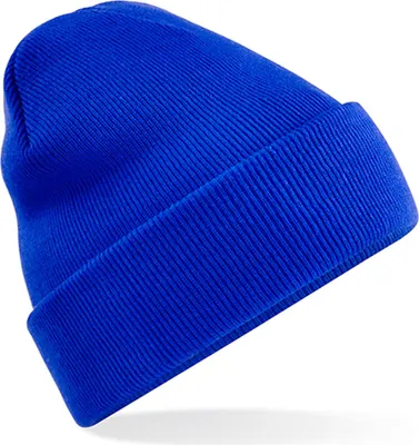 Immagine prodotto di Beechfield B45R | Recycled Original Cuffed Beanie - 100% poliestere riciclato - Farbe: Bright Royal - Größe: Taglia unica