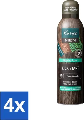 Image de Mousse de douche Kneipp pour hommes 200 ml - pack d'avantages - 4 pièces