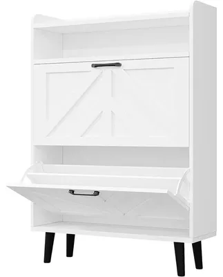 Immagine prodotto di Scarpiera a 2 ante JY-231213, 75 x 24 x 113 cm, bianca