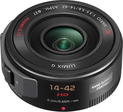 Zdjęcie produktu dla Panasonic 14-42mm F3.5-5.6, Obiektyw standardowy, 9/8, 14 - 42 mm, Stabilizator obrazu, Mikro Cztery Trzecie (MFT)