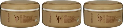Produktbild von Wella SP Luxe Oil Keratin Restore 3 x 150 ml Haarmaske Set