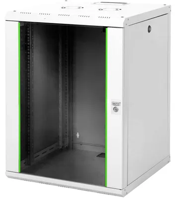 Produktbild von 483-mm-Wandschrank, 16 HE (grau, 16 Höheneinheiten)