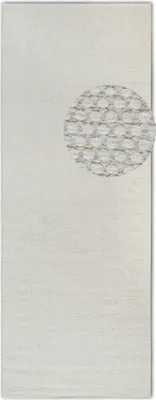 Image de Elle Decoration Delhi Tapis en laine Pradesh Naturel Blanc