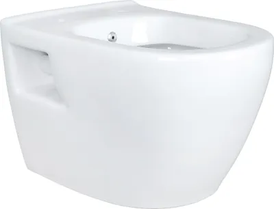 Produktbild von Belvit Hänge Wand Dusch WC mit Taharet Bidet Funktion WC Toilette aus Sanitärkeramik Tiefspüler