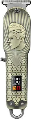 Produktbild von Avizar, Haarschneider Barttrimmer 800mAh mit Display, Gold