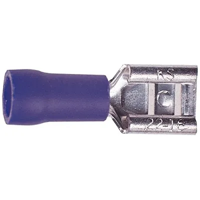 Produktbild von Flachsteckhuelsen 4,8 mm Blau