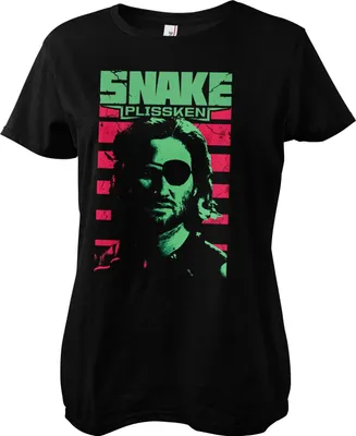 Produktbild von Snake Plissken Girly Tee - X-Large  - Black