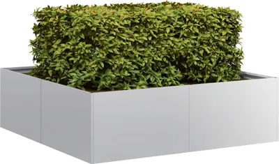 Obrázok produktu pre vidaXL Kvetináč 100x100x30 cm Pozinkovaná oceľ