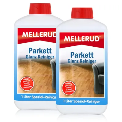 Produktbild von 2x Mellerud Parkett Glanz Reiniger 1L - Schmutzabweisend