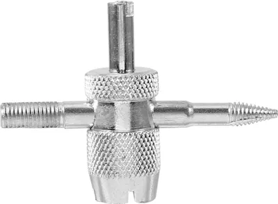 Obrázok produktu pre 4-cestný nástroj na opravu ventilov pneumatík na bicykli 4 Príslušenstvo pre pneumatiky 4 Valve Stem Core